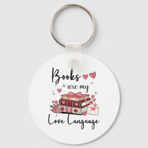 Chaveiro Livros São Minha Linguagem De Amor Lendo Bibliotec