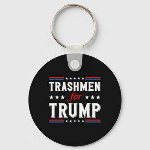 Chaveiro Lixeiros Para Trump 2024 Roupa Engraçada de Eleiçã