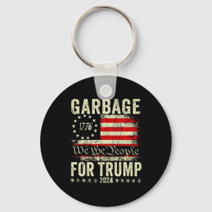 Chaveiro Lixo da Eleição Trump 2024 Vote no Trump Presidir