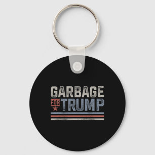 Chaveiro Lixo do Garge para Trump 2024 Vintage Lixo do Garg