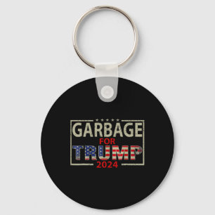 Chaveiro Lixo Para Trump 2024 Camisetas Trump Supporter 202