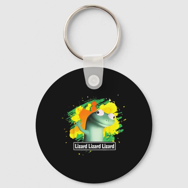 Chaveiro Lizard Lizard Camisa Engraçado Weircore Animal (Frente)