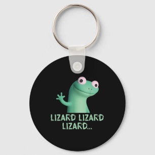 Chaveiro Lizard Lizard Engraçado Meme (2 Lados)
