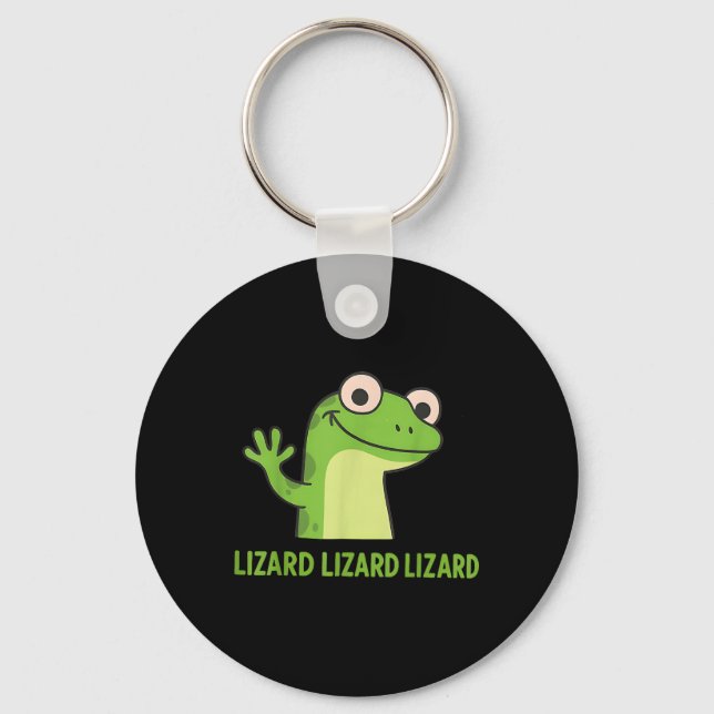 Chaveiro Lizard Lizard Lizard Funny Weirdcore Animal Meme G (Frente)