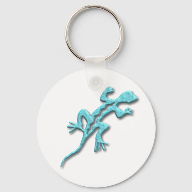 Chaveiro Lizard-Turquoise (Frente)
