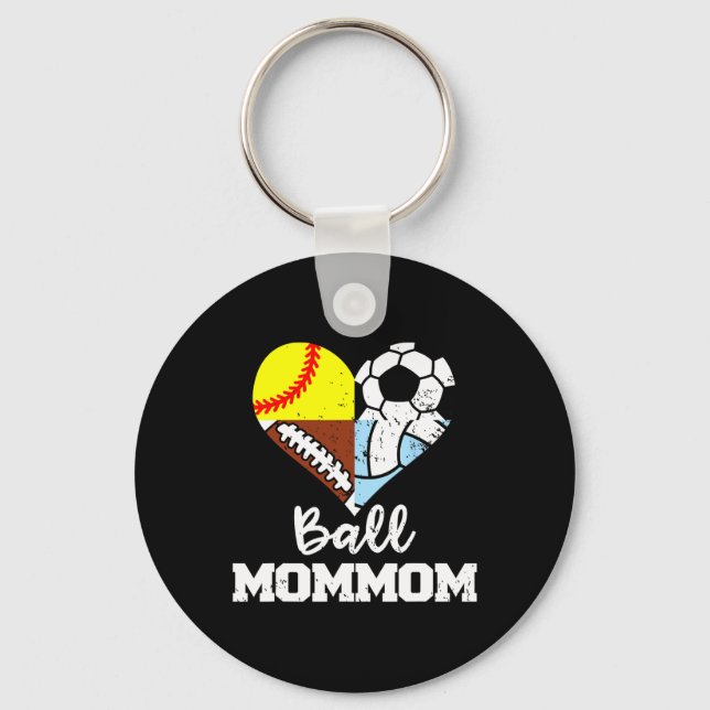 Chaveiro Ll Mommom Futebol Footll Softll Vôlei Mommom  (Frente)