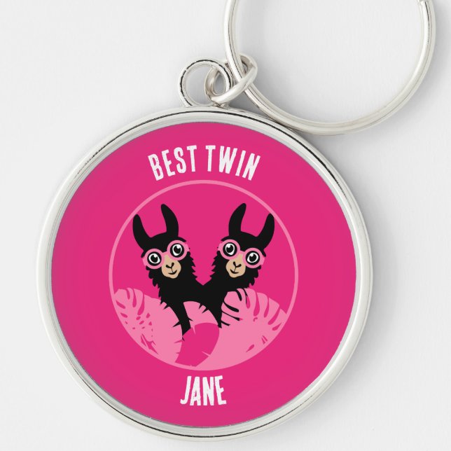 Chaveiro Llama Alpaca Twin Girl (Frente)