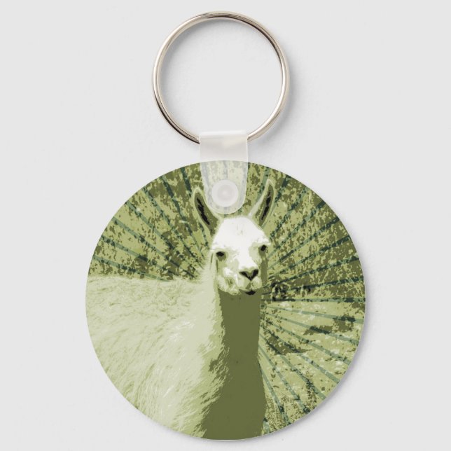Chaveiro Llama Pop Art (Frente)