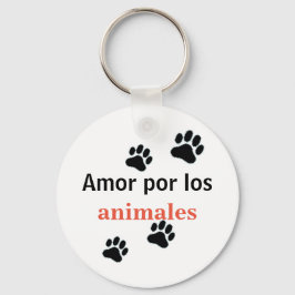 Chaveiro Llavero amor por los animales