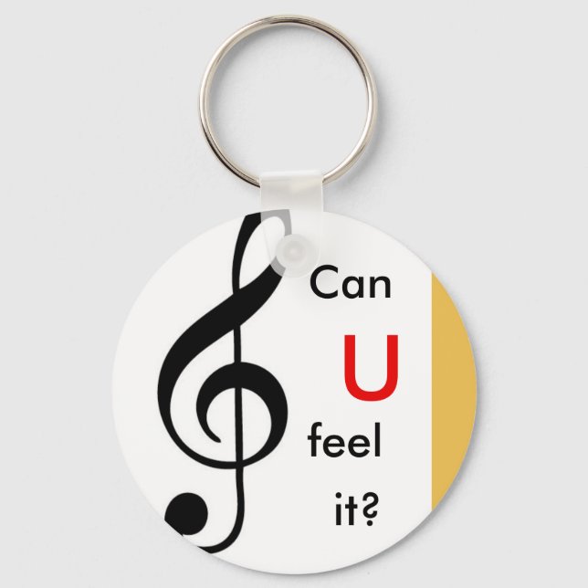 Chaveiro Llavero Clave de sol (Frente)