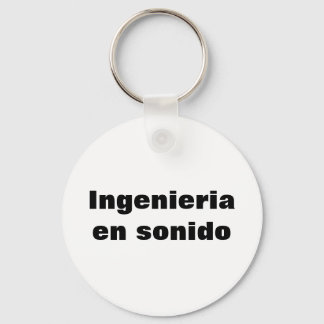 Chaveiro Llavero ingeniero en sonido