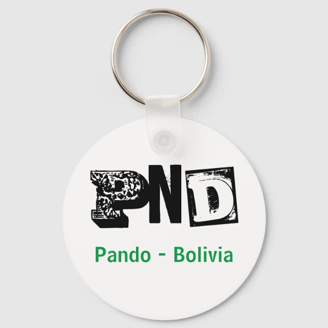 Chaveiro Llavero PND Pando Bolivia (Frente)