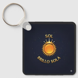 Chaveiro Llavero Tipo Chapa con Logo Sol Brillo Sola | Acce
