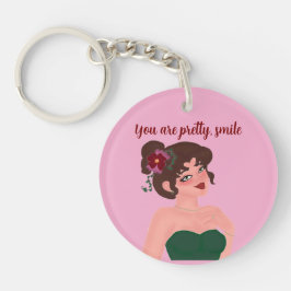 Chaveiro llavero tu eres linda para dama