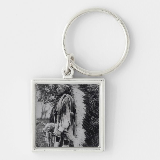 Chaveiro Lobo branco, um chefe do Comanche, c.1891-98 (Frente)