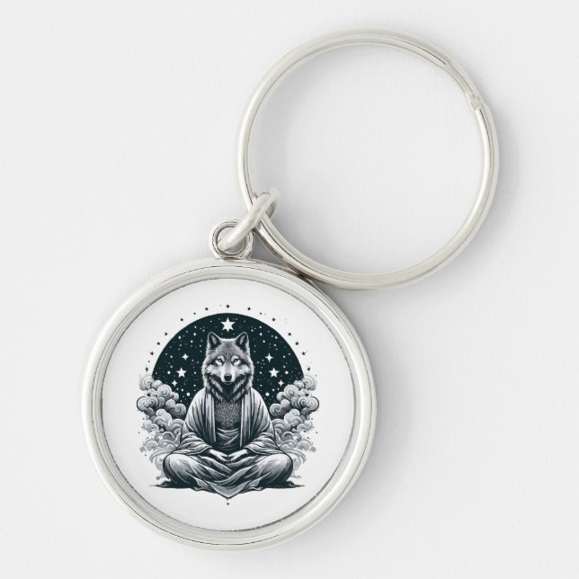 Chaveiro Lobo Consciente (Frente)