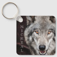 Lobo Foto Nome Personalizado
