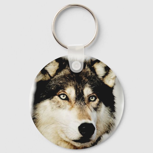 Chaveiro Lobo Motivacional Único (Frente)