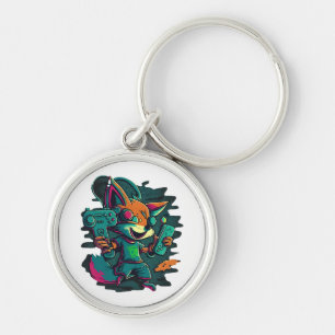 Chaveiro Lobos jogam jogos