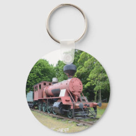 Chaveiro Locomotiva a Vapor Americana Antiga