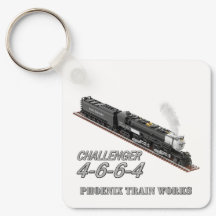 Locomotiva Challenger 4-6-6-4 de dois lados