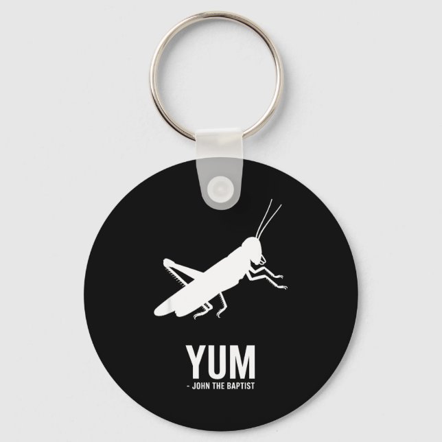 Chaveiro Locust John The Baptist Funny Christian New Testam (Frente)