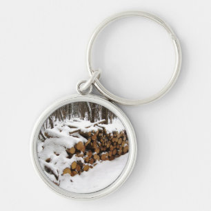 Chaveiro Log Pile no anel de chaves do Woods