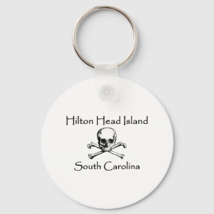 Chaveiro Logo da ilha Hilton Head Jolly Roger