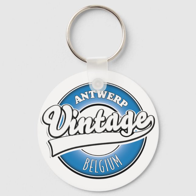 Chaveiro logotipo antigo de antwerpen bélgica (Frente)