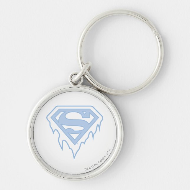 Chaveiro Logotipo azul da Supergirl (Frente)