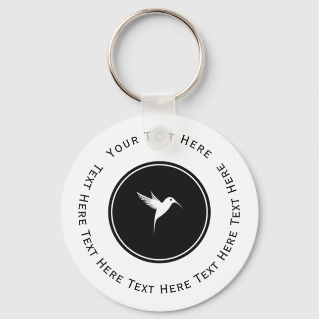 Chaveiro Logotipo Bird White Humming (Frente)