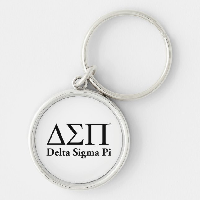 Chaveiro Logotipo Clássico Delta Sigma Pi (Frente)
