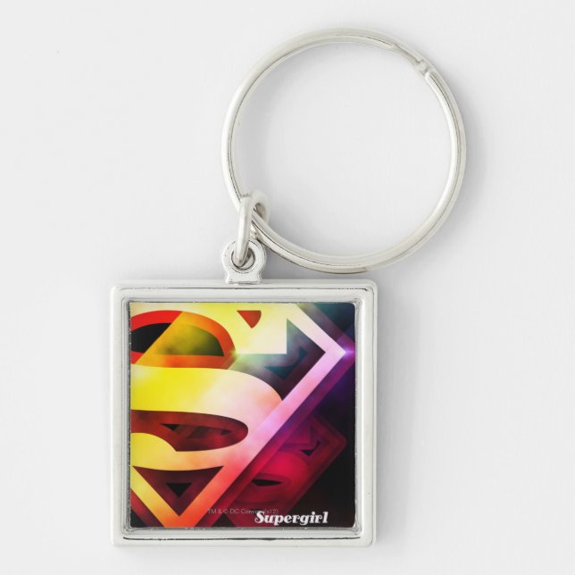 Chaveiro Logotipo Colorido da Supergirl (Frente)