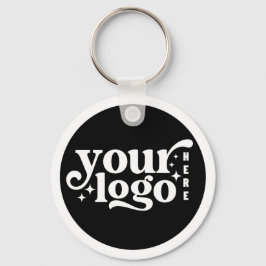 Chaveiro Logotipo comercial Moderno Na moda preto