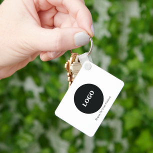 Chaveiro Logotipo comercial personalizado - Adicionar seu l