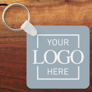 Chaveiro Logotipo Comercial Personalizado & Código QR de Pr