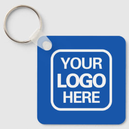 Chaveiro Logotipo comercial profissional moderno azul