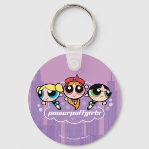 Chaveiro Logotipo da equipe de garotas do Powerpuff