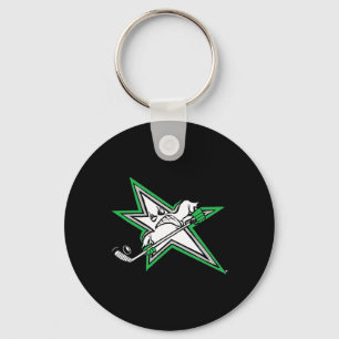 Chaveiro Logotipo da Hockey Lone Star Mascote do Jogador Ca