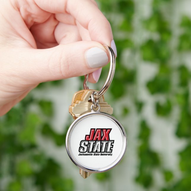 Chaveiro Logotipo da Jacksonville State University JAX STAT (Mão)