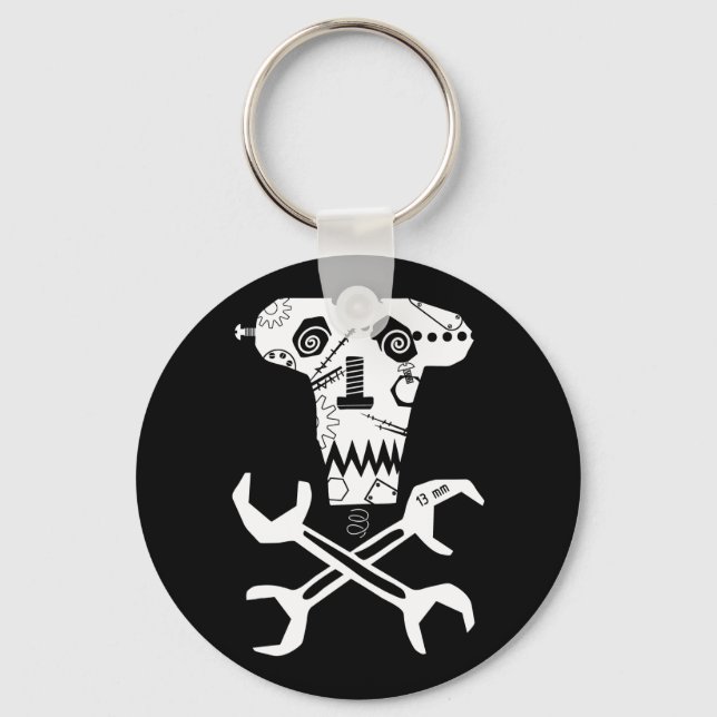 Chaveiro logótipo da oficina mecânica (Frente)