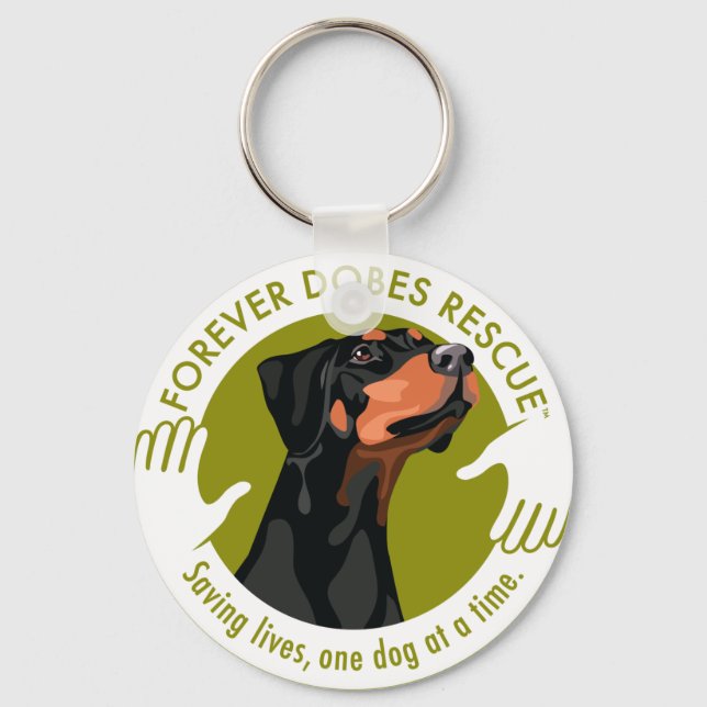 Chaveiro logótipo da orelha não cortada-dobe-8-29-11 (Frente)