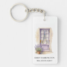 Logotipo de Aquarela Porta Lavanda Corretor de Imó