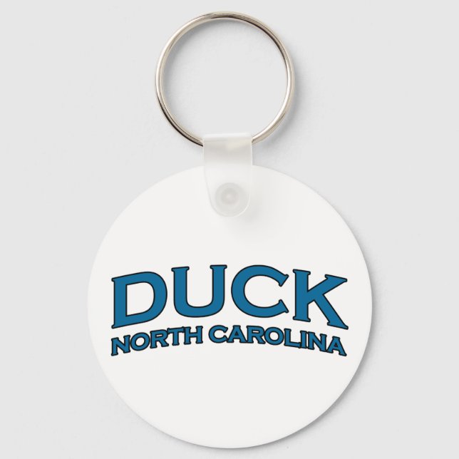 Chaveiro Logotipo de Arco do Duck North Carolina (Frente)