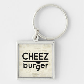 Chaveiro Logotipo de Cheezburger (preto)