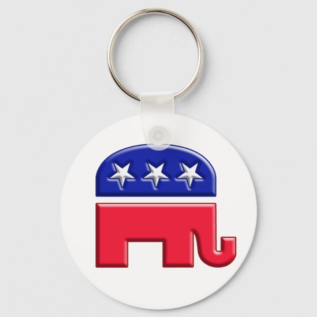 Chaveiro Logotipo de elefante GOP (Frente)