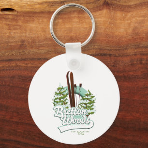 Chaveiro Logotipo de esqui de Bretton Woods New Hampshire