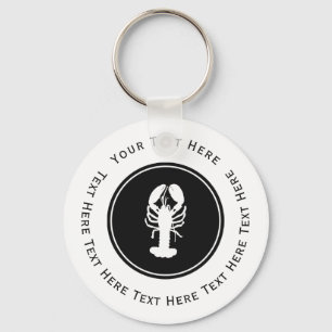 Chaveiro Logotipo de lavagante branca