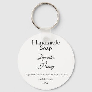Chaveiro logotipo de lavanda mínimo simples para pequenas e