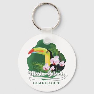 Chaveiro logotipo de Marie Galante Guadeloupe